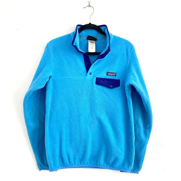 Patagonia Synchilla Snap-T Fleece Pullover Blue S - Picture 1 of 10